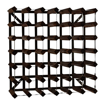 Traditional Wine Rack Co. Redwood Wine Rack, 42 Bottle, Dark Wood Traditional Wine Rack Co. Redwood Wine Rack, 42 Bottle, Dark Wood